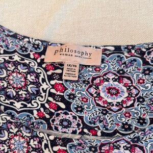 Philosophy Multicolor Floral Pattern top